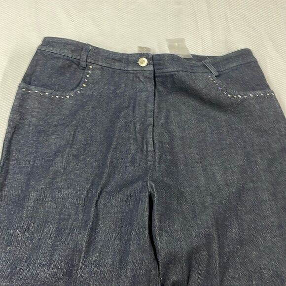 NWT 2 piece Da-Rue for Draper’s & Damon’s Denim pants & jacket Size 14 - Picture 7 of 14